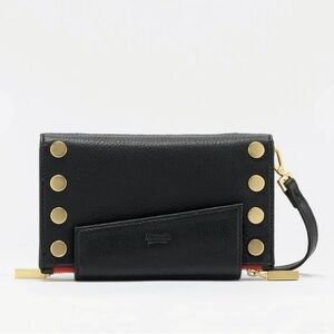 Hammitt Levy Black Red Gold Leather Convertible Crossbody Bag - NWT